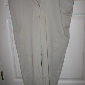 Savane Tailored-2-U Hidden Elastic Straight Fit Pants Men's 40 x 29 Beige